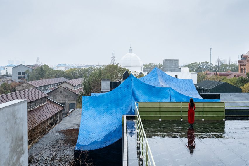 Klein Blue Hills and White Cliff by Wutopia Lab