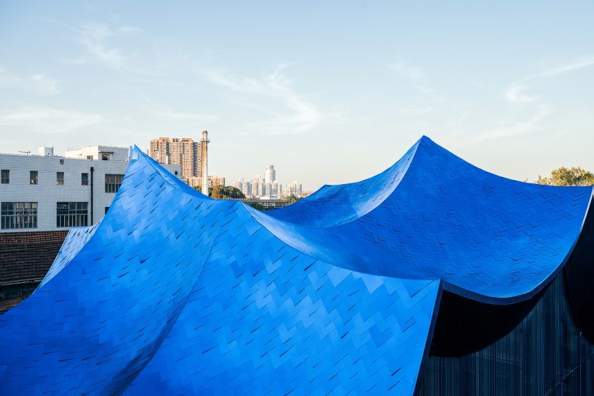 Klein Blue Hills and White Cliff by Wutopia Lab