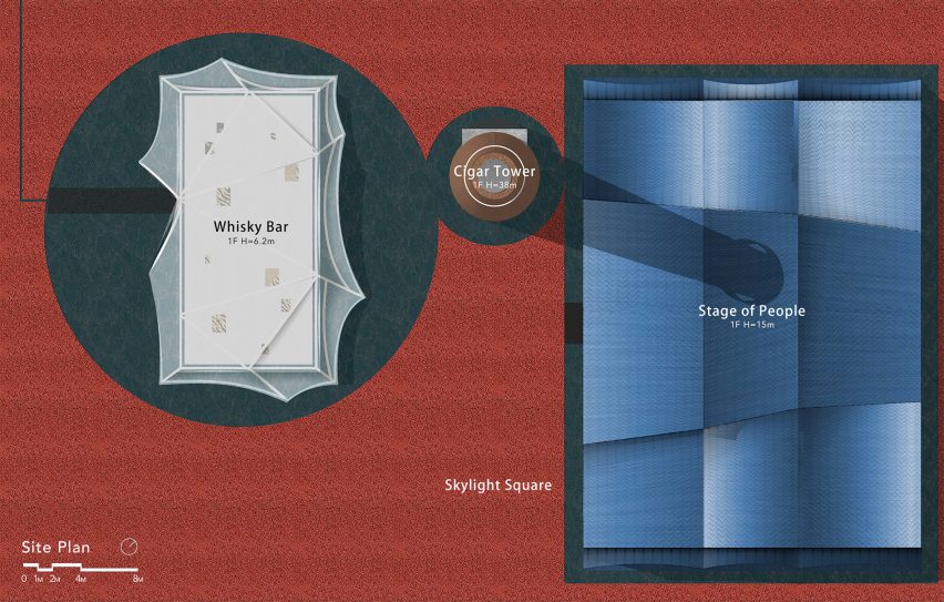 Floor plan of Klein Blue Hills and White Cliff by Wutopia Lab