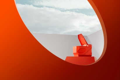 Formation 002 toilet by Samuel Ross for Kohler in a surreal set