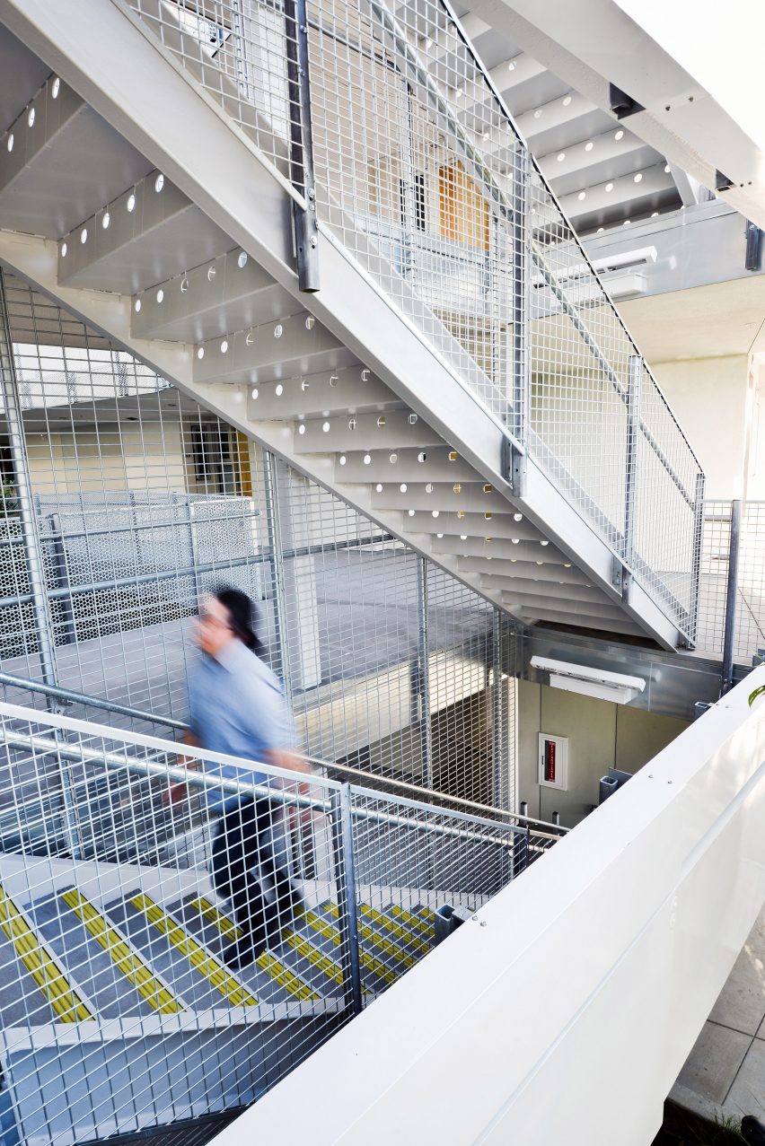 Person walking up stairs Bran Arifin