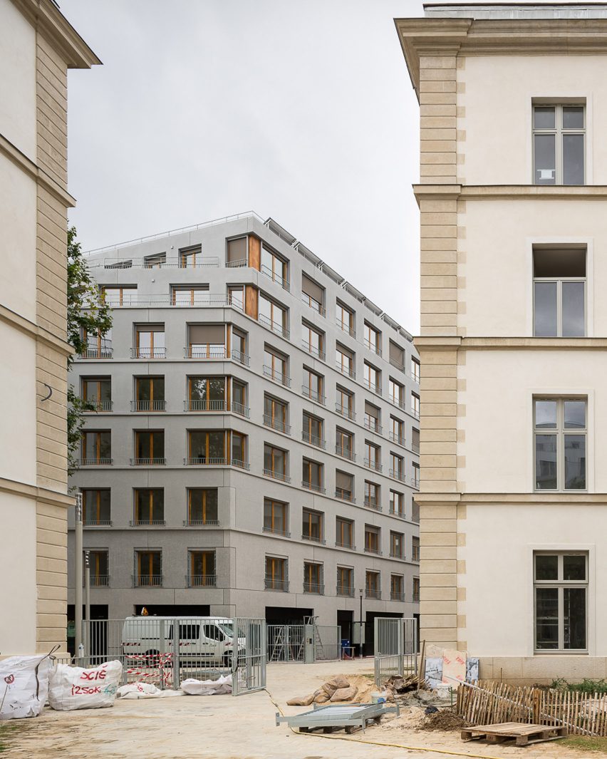 Lacroix Chessex building at the Caserne de Reuilly project in Paris