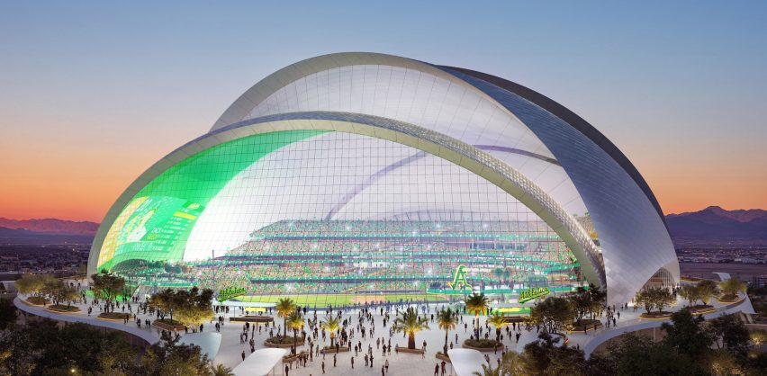 Athletics baseball stadium in Las Vegas by BIG