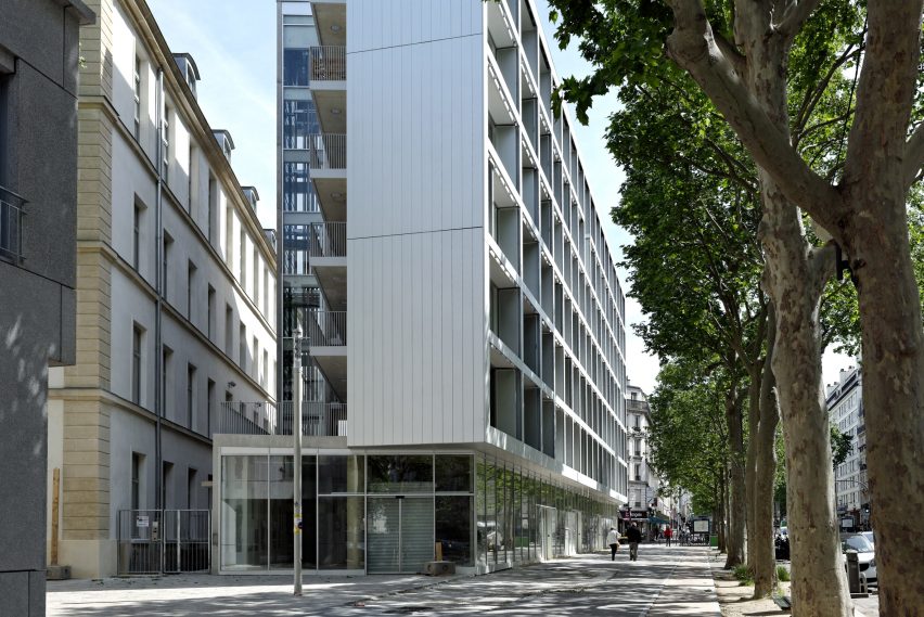 LIN building at the Caserne de Reuilly project in Paris