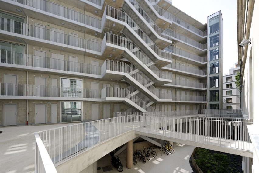 LIN building at the Caserne de Reuilly project in Paris