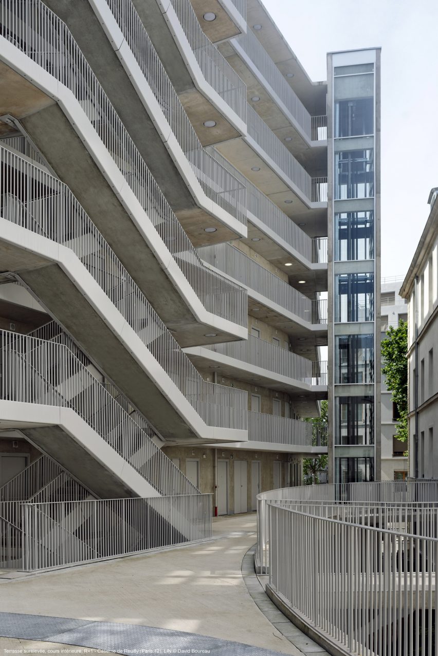 LIN building at the Caserne de Reuilly project in Paris