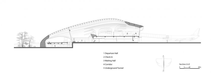 Section of Lishui Airport by MAD