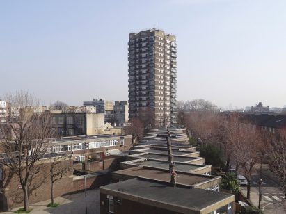Pauline House estate in Whitechapel