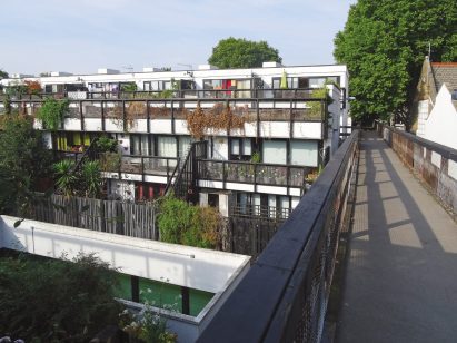 Walkway view of Dunboyne Road estate