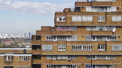 View of Dawson's Heights estate in London