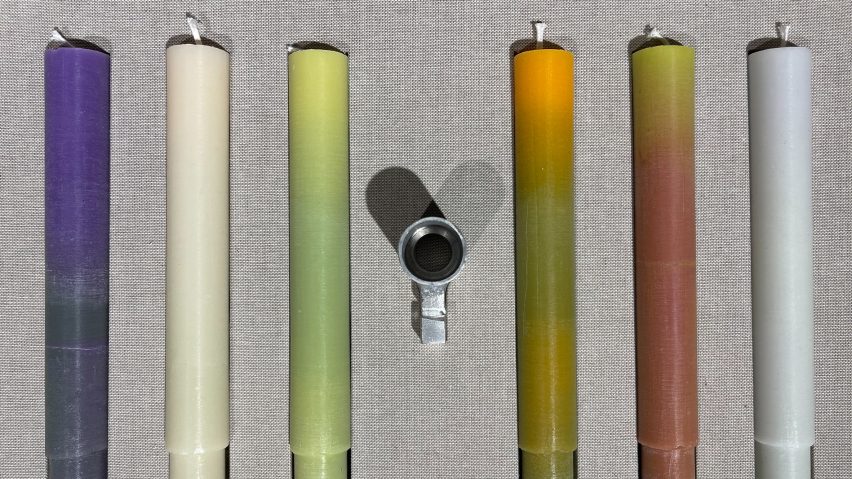 Majdulin Nasrallah transforms tear gas canisters into candle holders as ode to Palestine