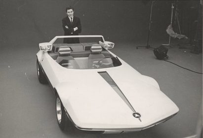 1969 Autobianchi A112 Runabout and the Bertone designer Marcello Gandini