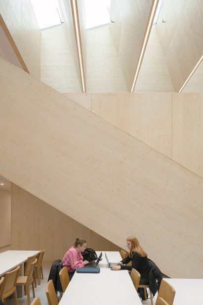 Study space under an atrium