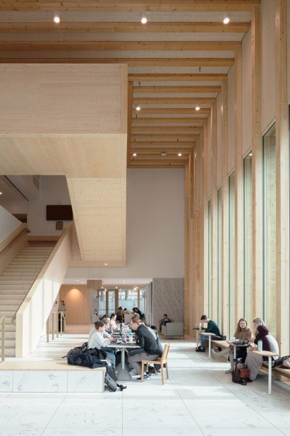 Interior of the Marga Klompé Building by Powerhouse Company