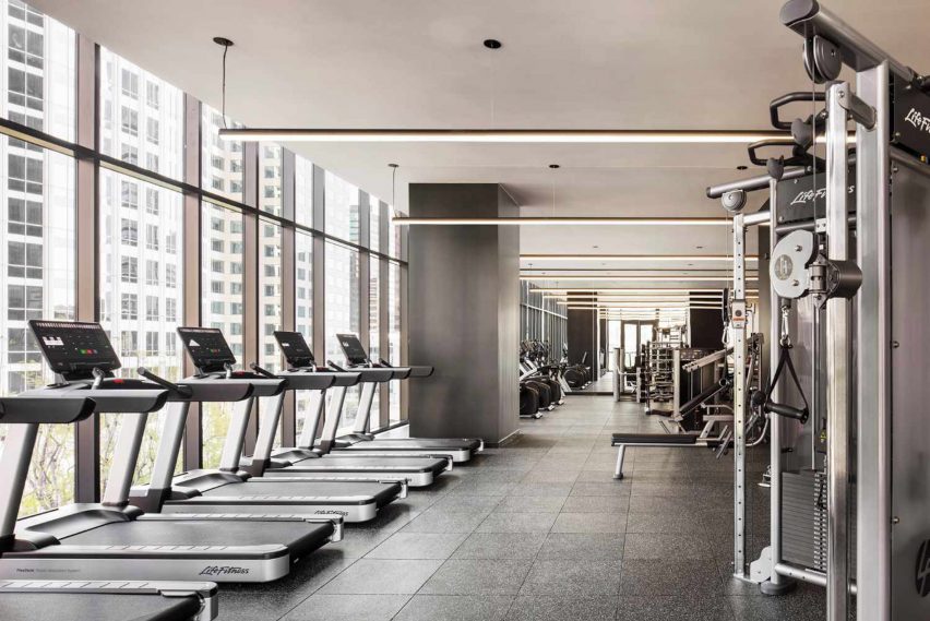 A gym in the sky