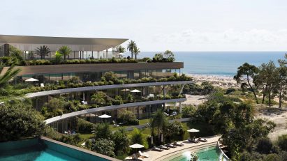 Terraced hotel in Uruguay