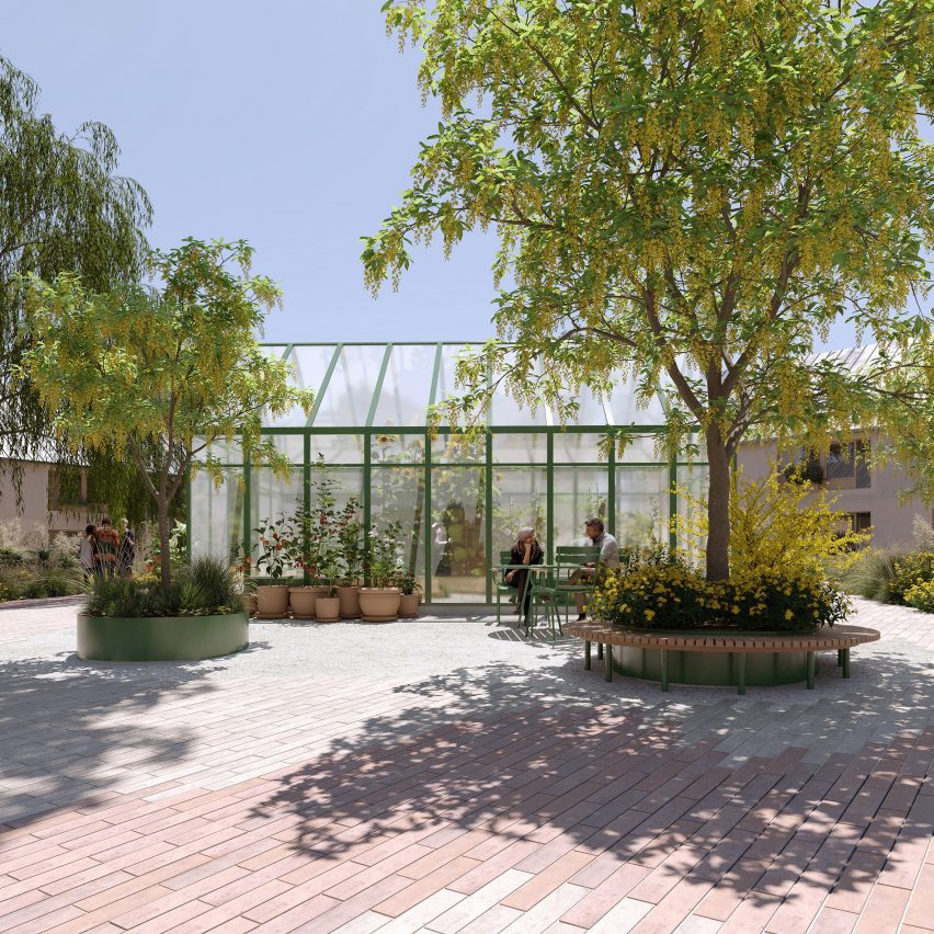 Greenhouse building in Pennsylvania