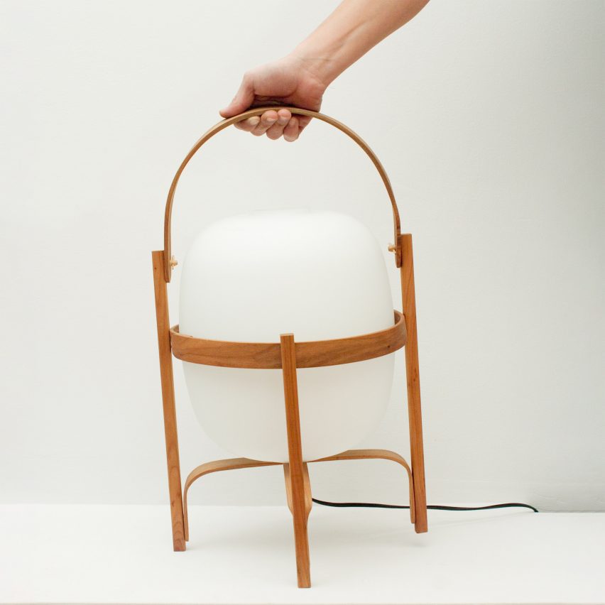 Cesta Lamp by Miguel Milá