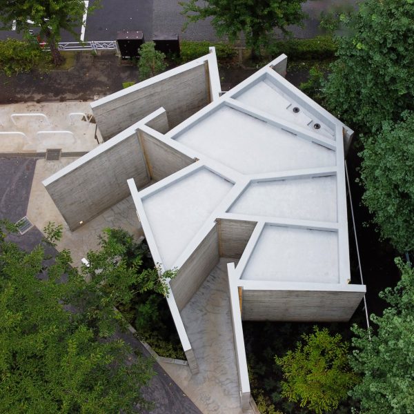 Concrete Tokyo toilet by Wonderwall