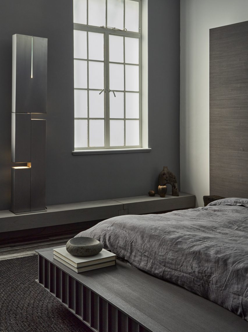 Gray bedroom