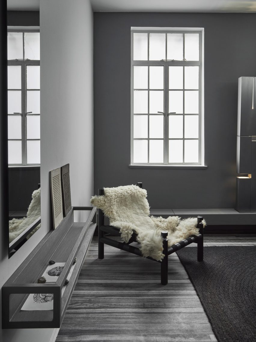 Gray bedroom