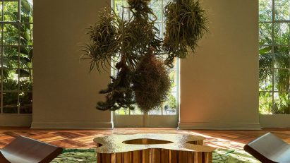 Golden Table in Bogota design exhibition