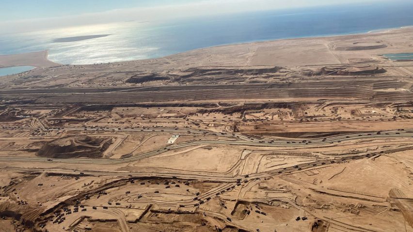 The Line at Neom construction video