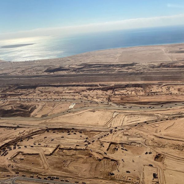 The Line under construction