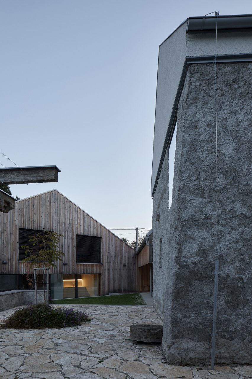 New House with Old Mill by RDTH Architekti