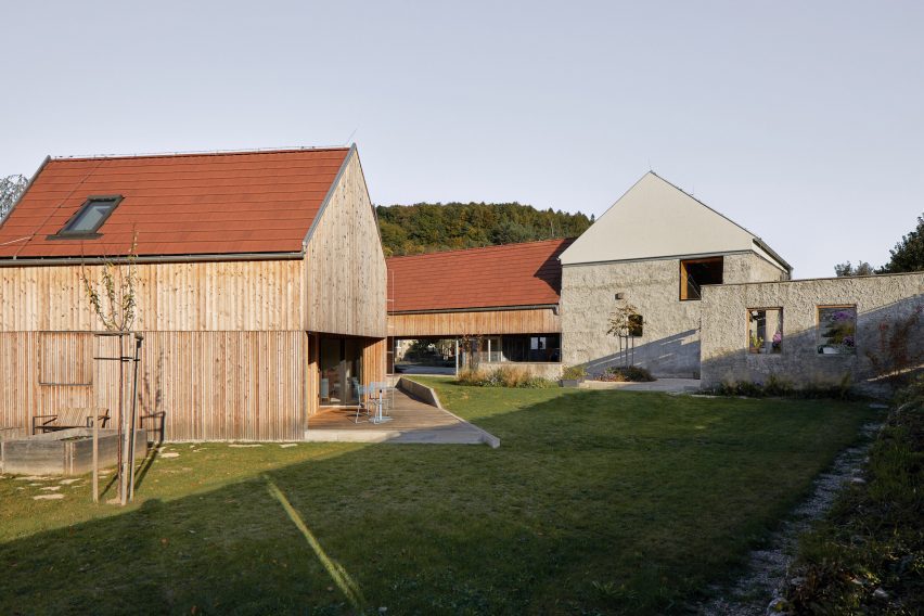 New House with Old Mill by RDTH Architekti