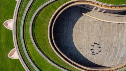 Nokha Village Community Centre by Sanjay Puri Architects in India