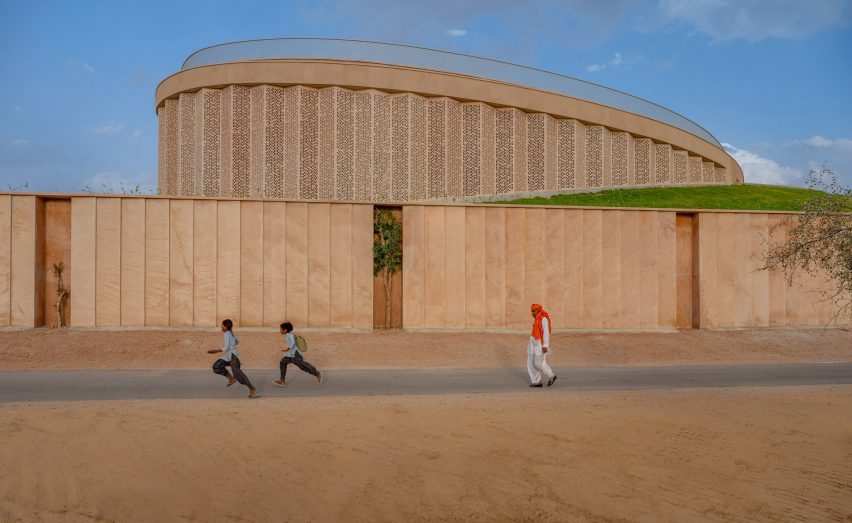 Nokha Village Community Centre by Sanjay Puri Architects in India