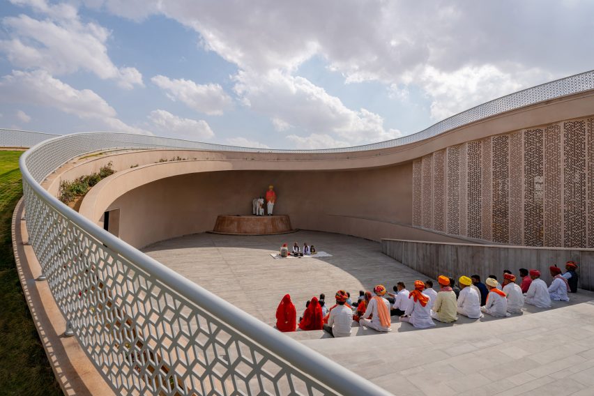 Nokha Village Community Centre by Sanjay Puri Architects in India