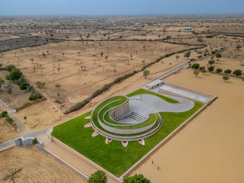 Nokha Village Community Centre by Sanjay Puri Architects in India