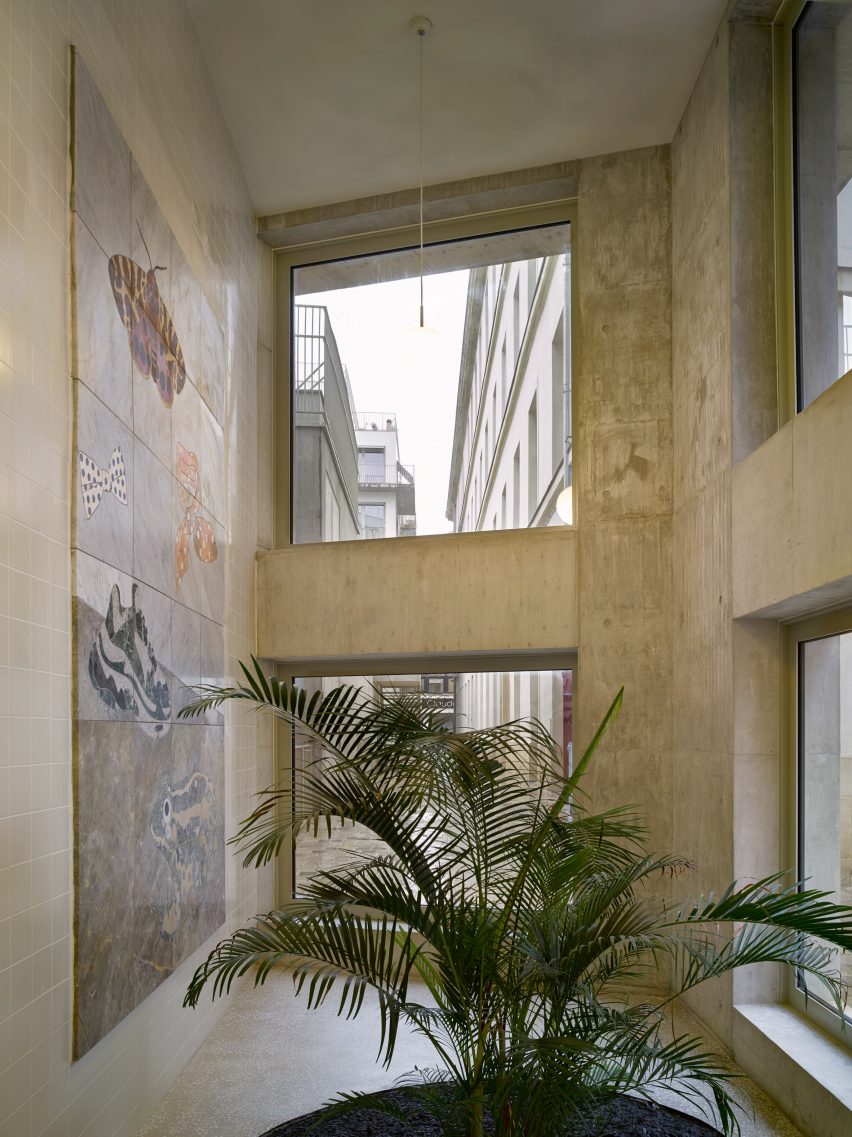 Office KGDVS building at the Caserne de Reuilly project in Paris