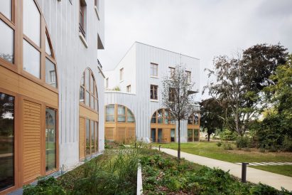 Exterior of Parisian social housing