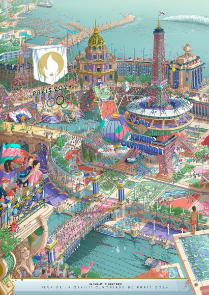 Paris 2024 Olympic poster