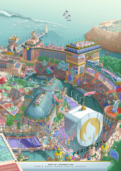 Paris 2024 Paralympic Poster