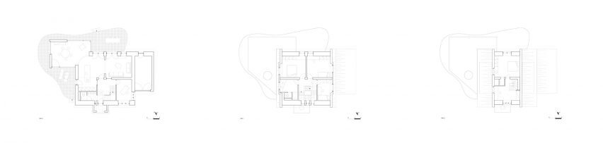 Floor plans of Sofie house extension and renovation by Madam Architectuur