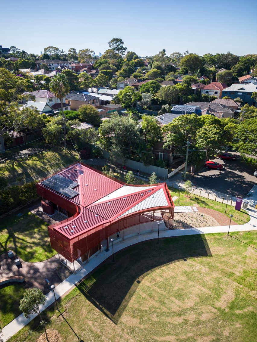 Hurlstone Park Community Centre by Sam Crawford Architects