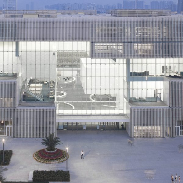 Exterior of Tianjin Library