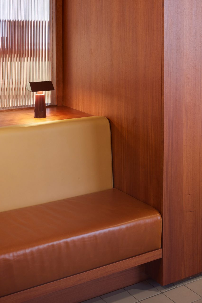Leather seat in Roca living in Liverpool by SODA