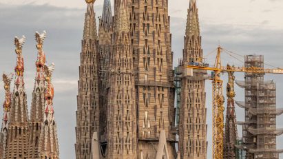 Sagrada Familia mid construction