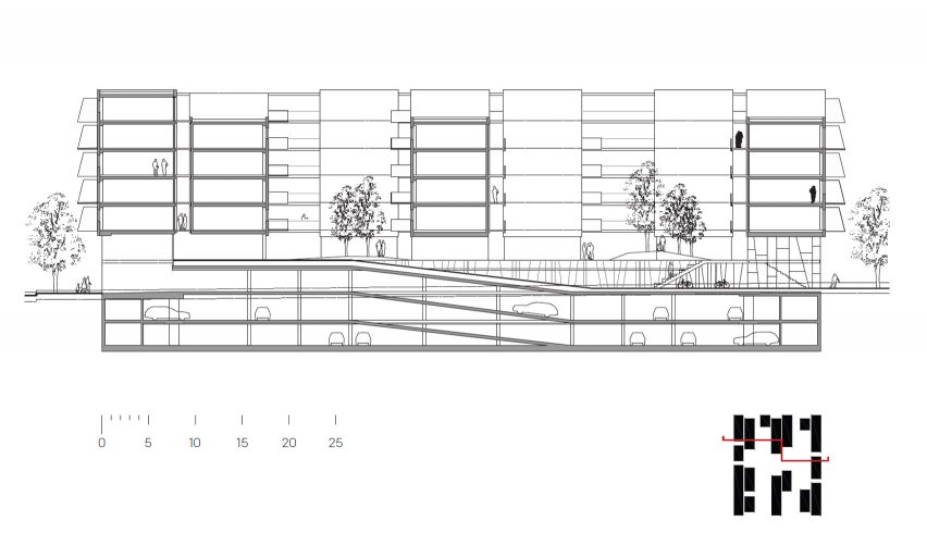 Seedstadt Aspern Housing drawing