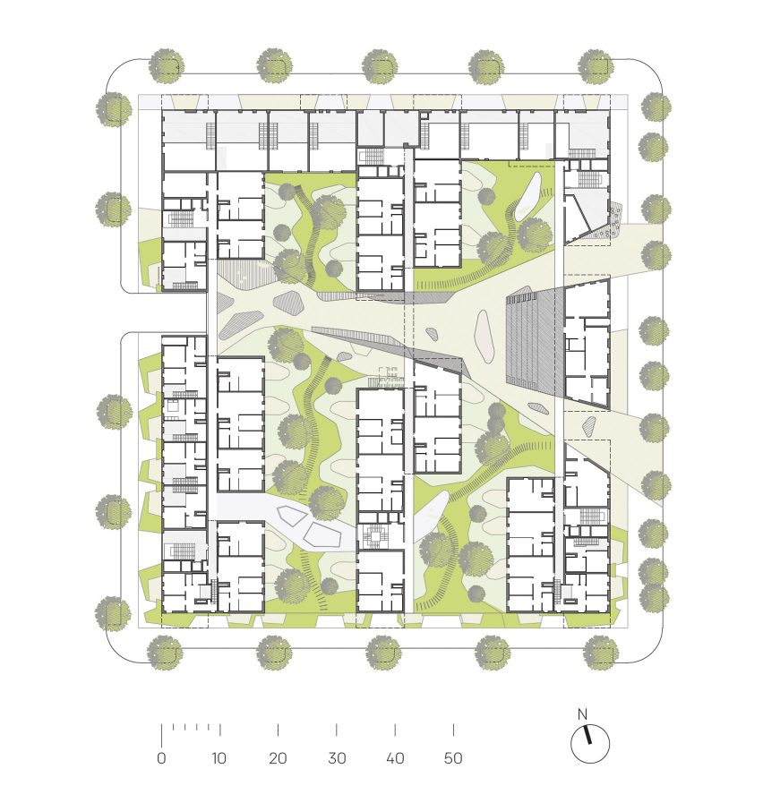 Seedstadt Aspern Housing plans