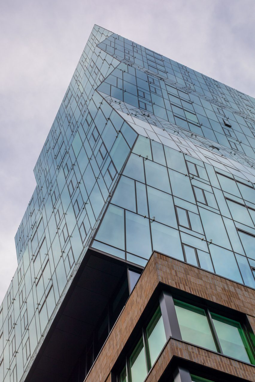 Glass facade
