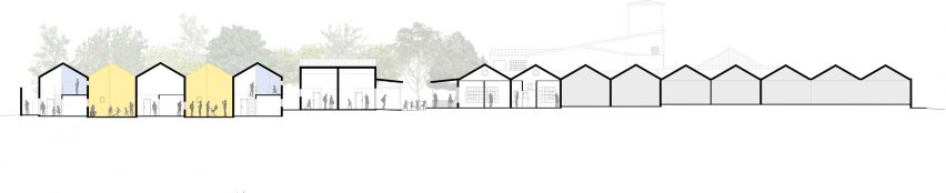 Section of Slava Village Boksburg Lofts by Savage + Dodd in South Africa