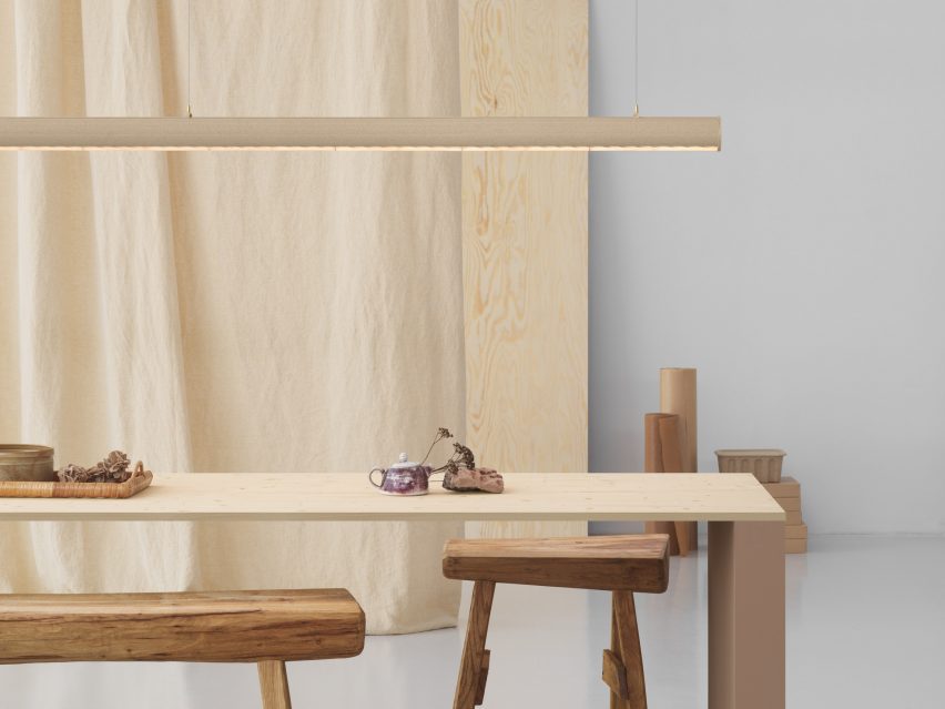 Hemp lamp by Snøhetta and Ateljé Lyktan
