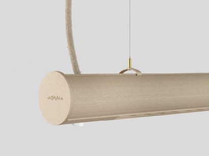 Fastening on hemp lamp by Ateljé Lyktan