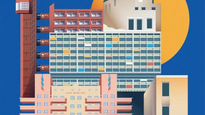 Illustration of social housing